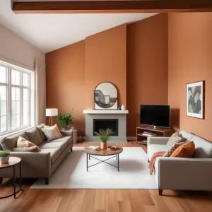 Inspiracje pokój dzienny kolory ścian