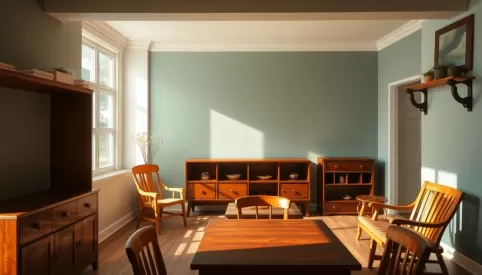 Jaki kolor ścian do drewnianych mebli