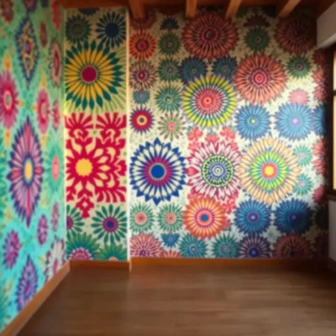 malowanie ścian wzory