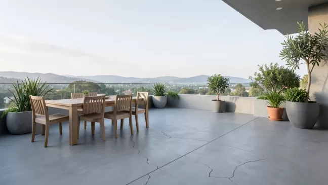 mikrocement na taras zewnętrzny